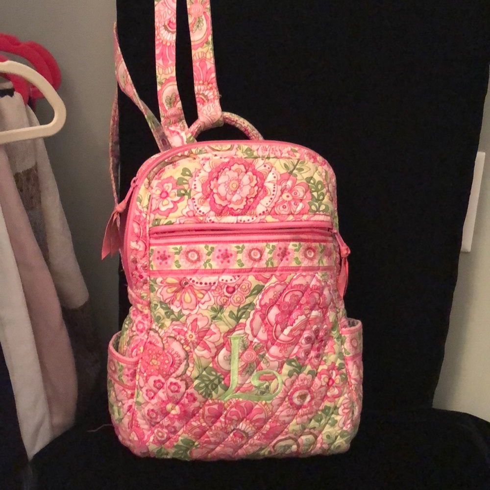 Vera Bradley monogrammed L backpack